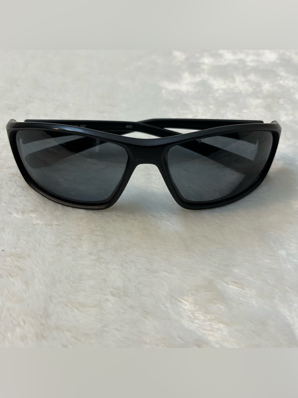 Nike Rabid EV0603 007 Sunglasses Black Frames Green Volt Swoosh Sport Wrap